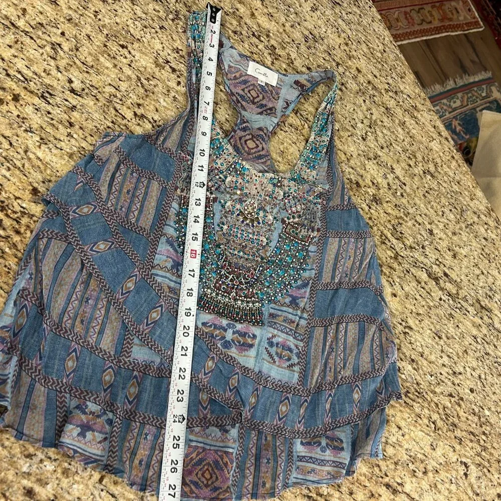 Camilla Franks Silk Double Layer tank, 1 (S) - Picture 7 of 8